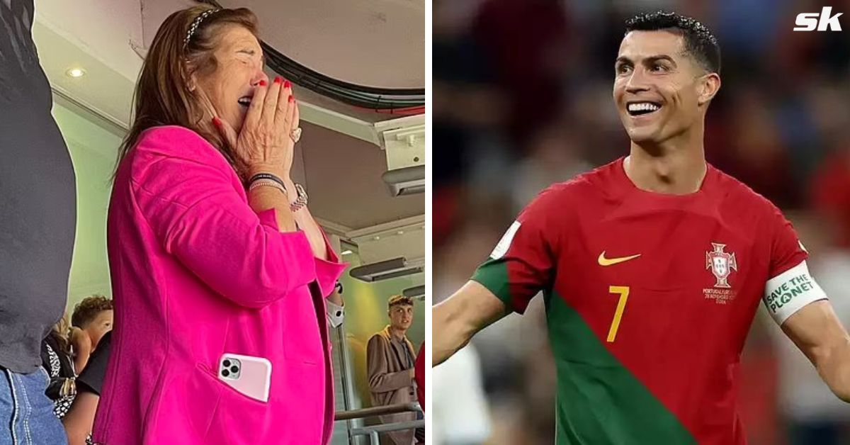 Portuguese forward Cristiano Ronaldo and his mother
