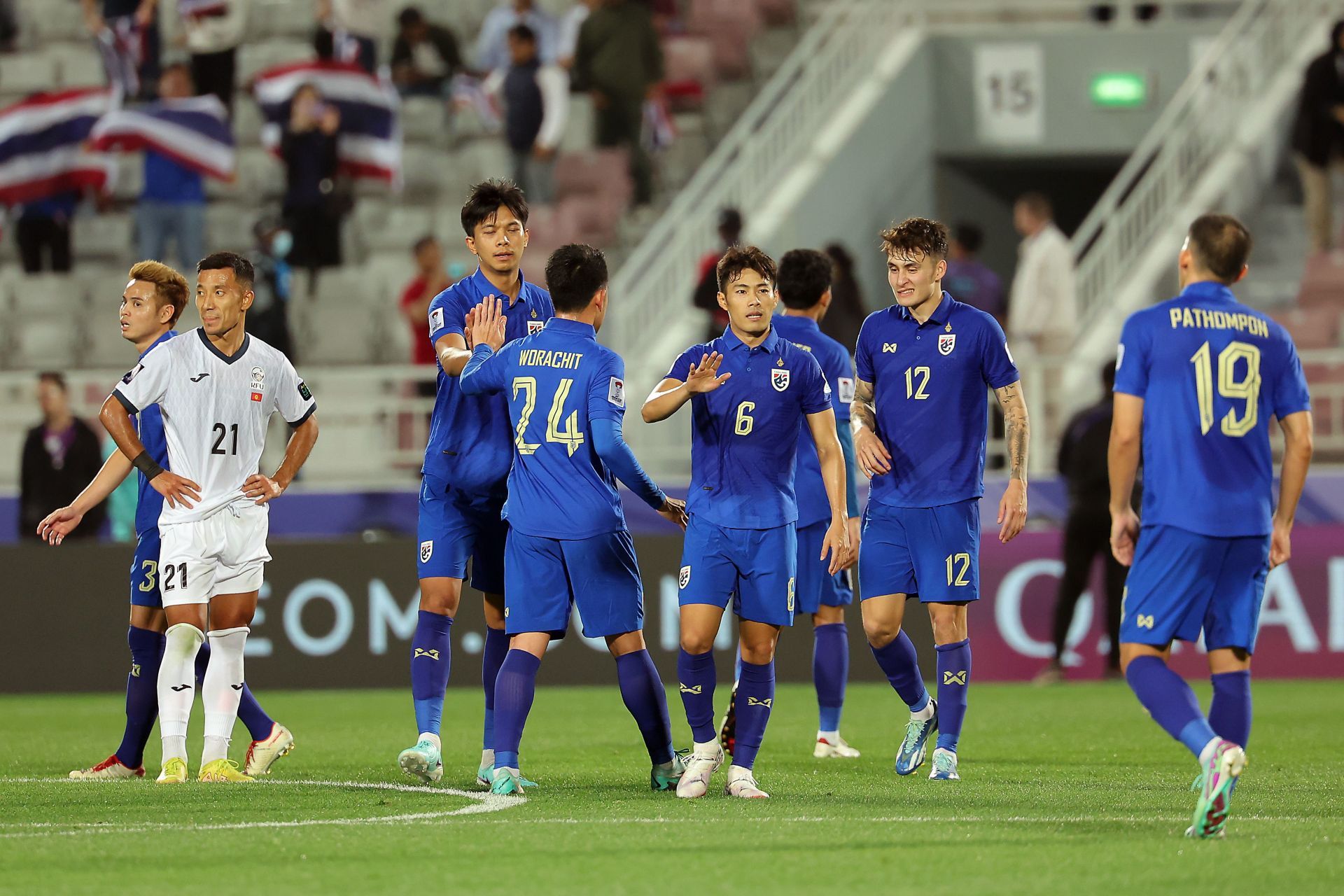 Thailand v Kyrgyzstan: Group F - AFC Asian Cup