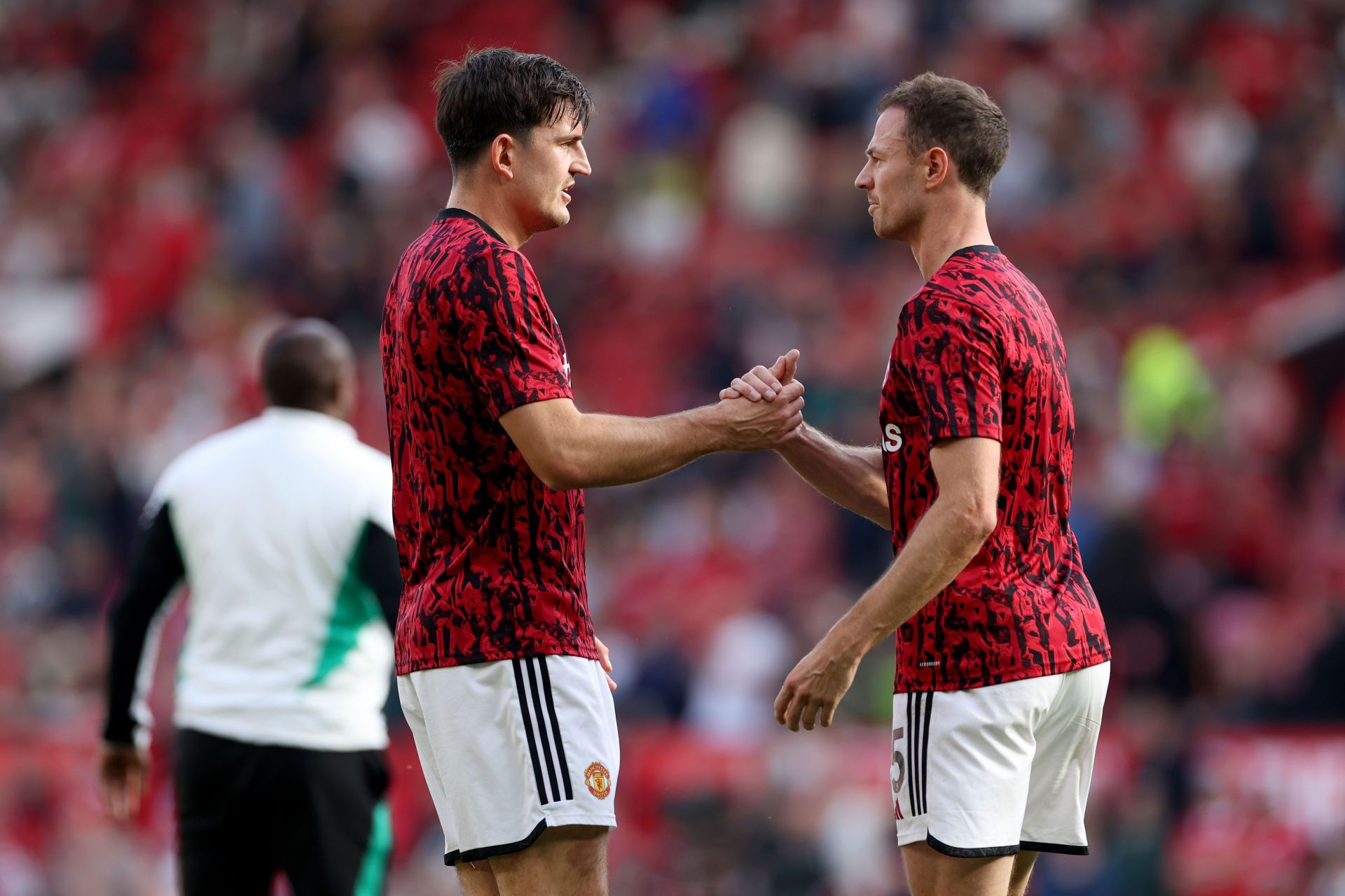 Harry Maguire and Jonny Evans previously played together at Leicester City.