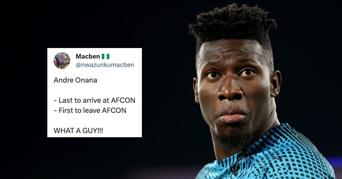 Andre Onana is once again under fire for his poor performances