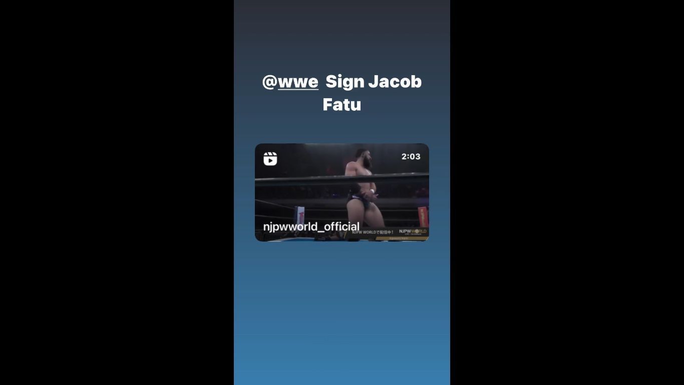 The veteran&#039;s message to WWE in his Instagram story