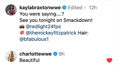 Flair's reply to Braxton.