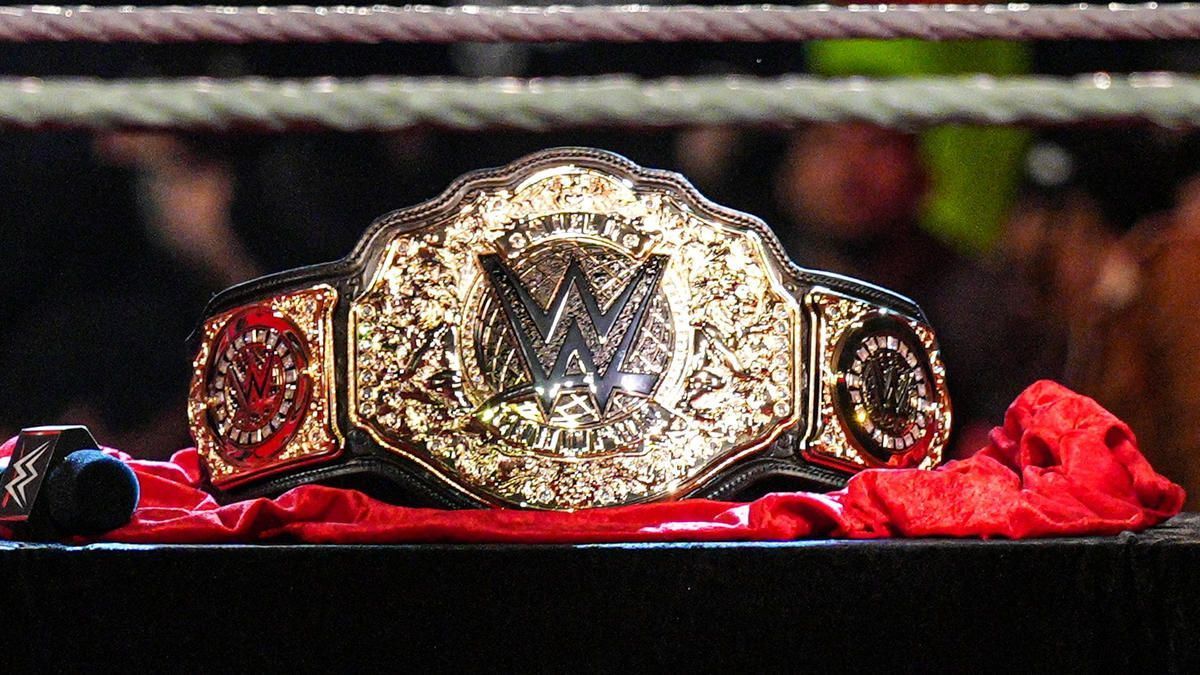 The WWE World Heavyweight Championship unveiled on RAW