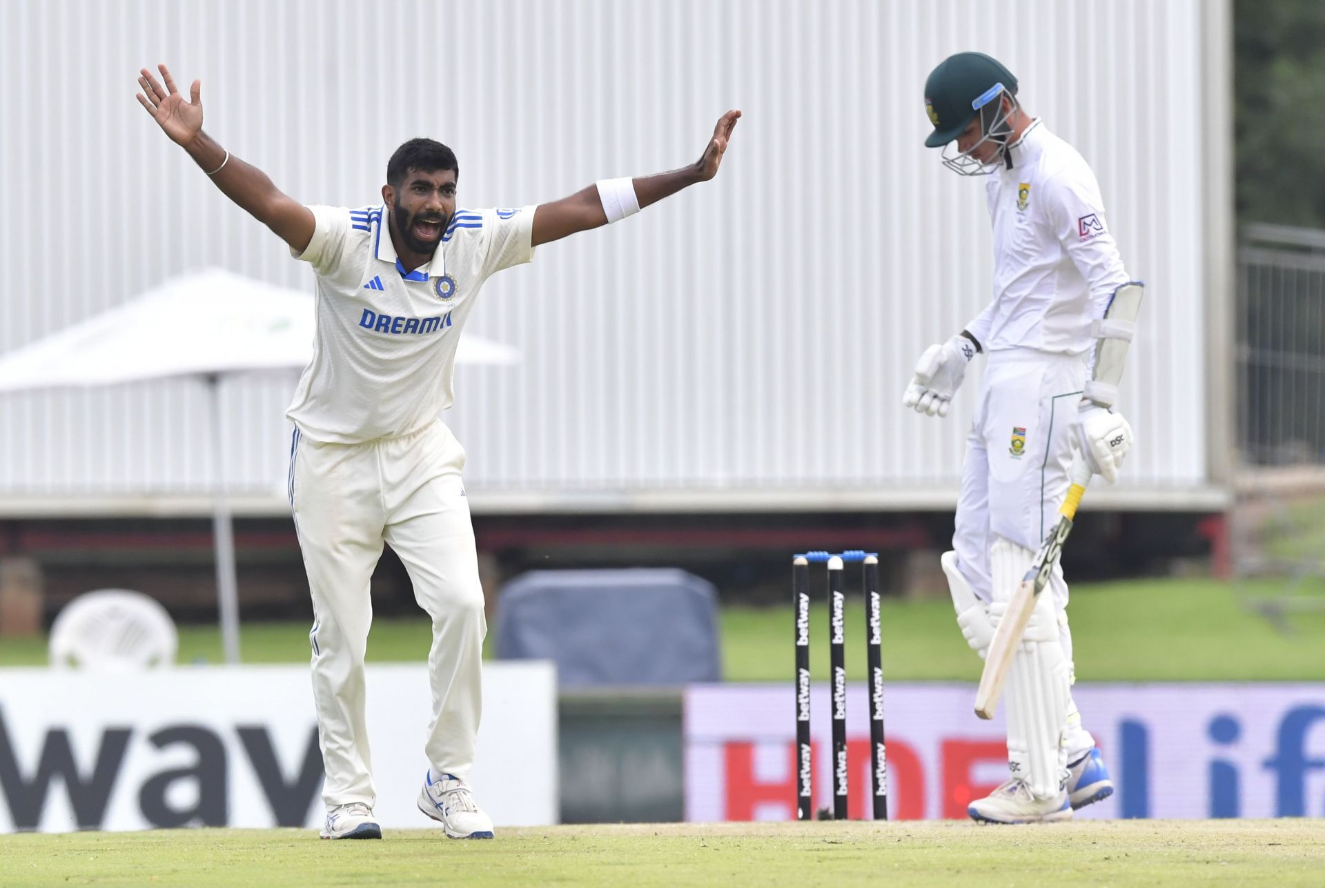 Jasprit Bumrah was India’s lone ranger with the ball in the first Test. (Pic: Getty Images)