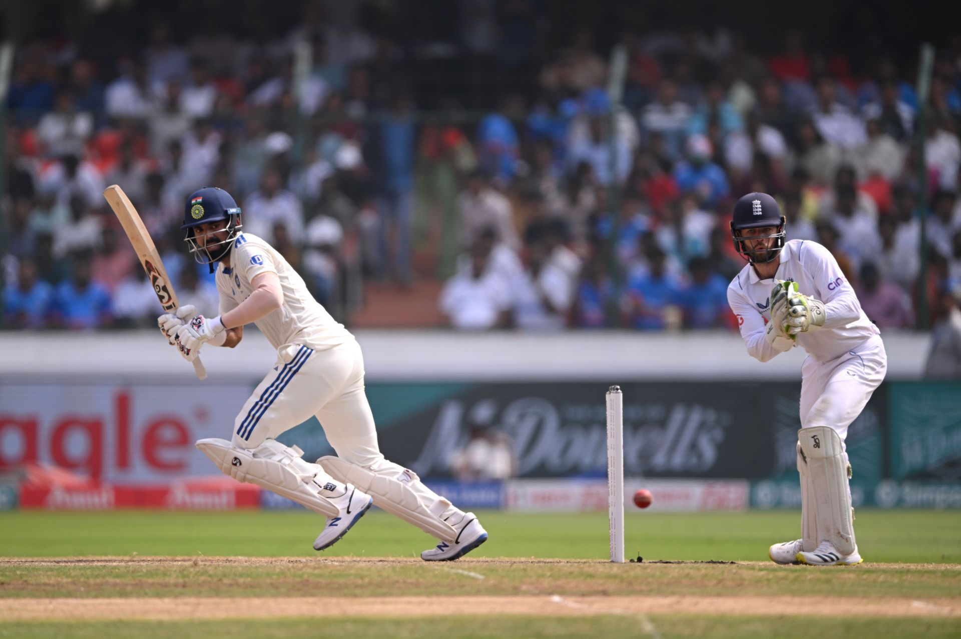 India  v England - 1st Test Match: Day Two