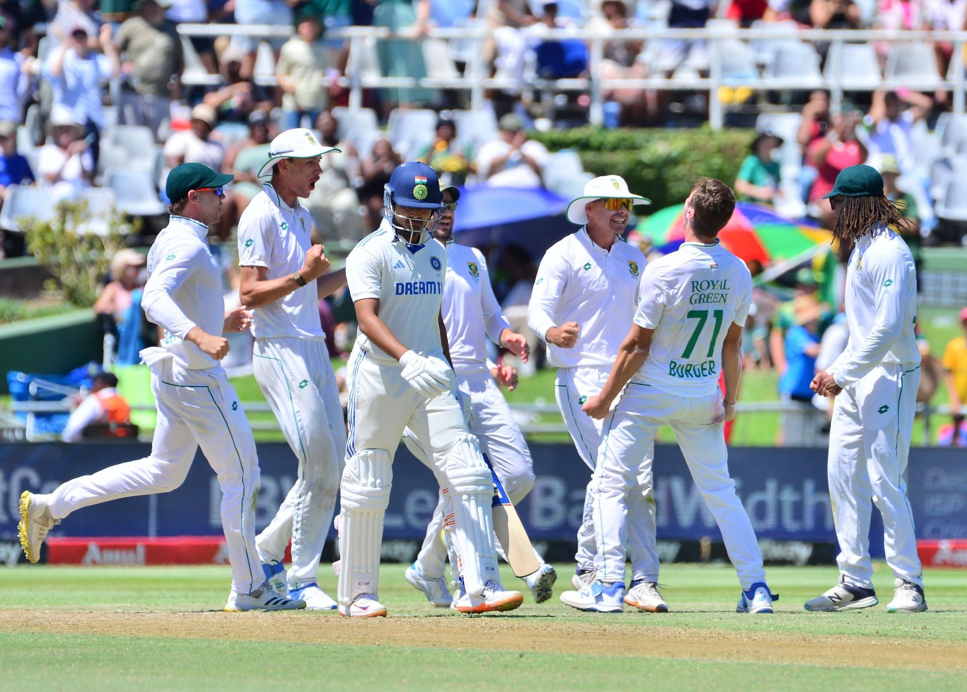 The South African seamers made the most of Shreyas Iyer&#039;s shortcomings against pace and bounce. [P/C: Getty]