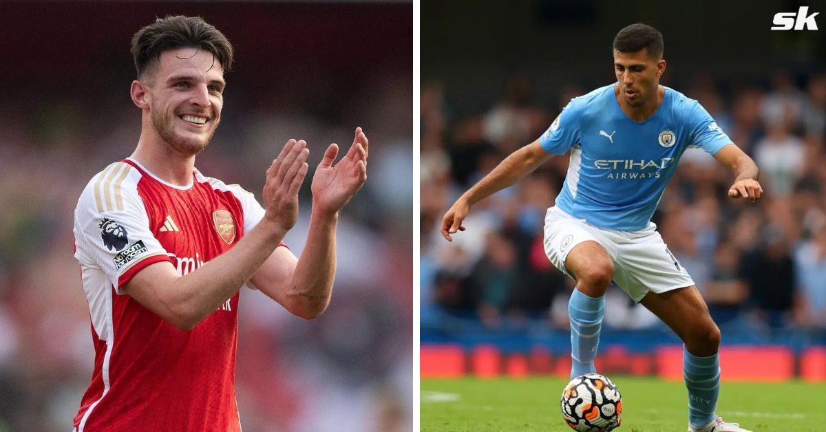 Declan Rice and Rodri (via Getty Images)