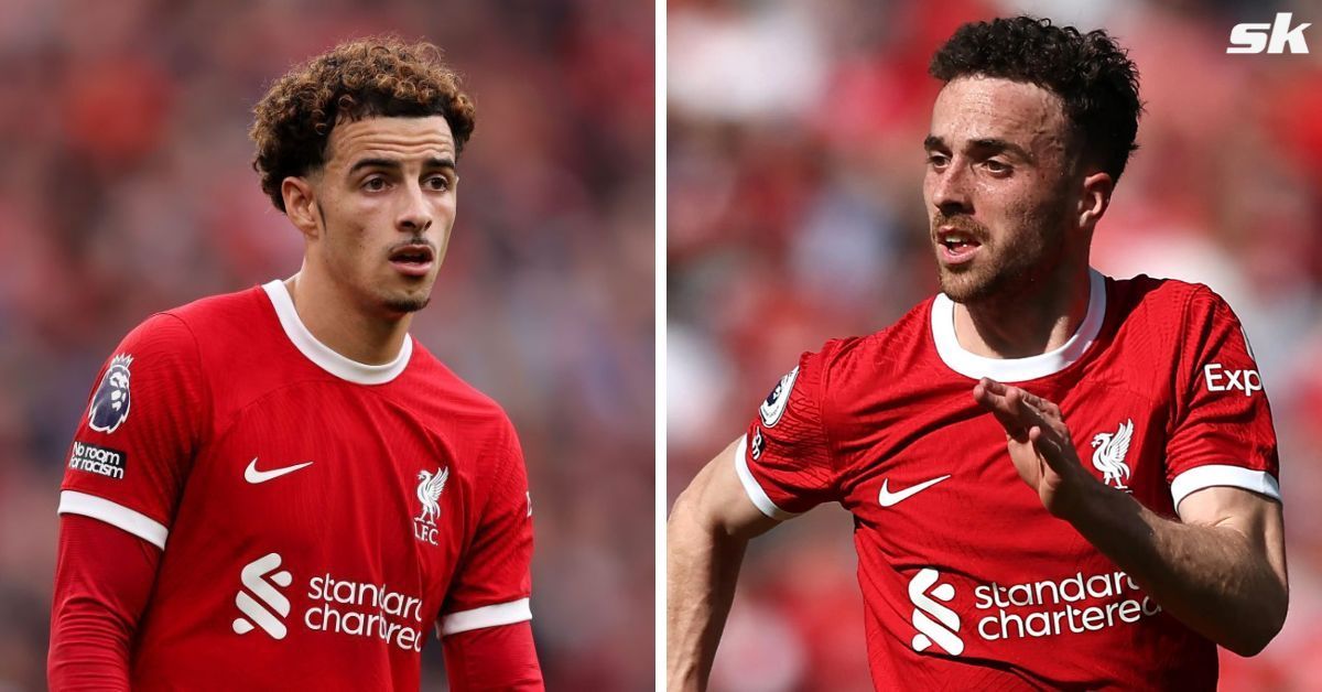 Liverpool stars Curtis Jones and Diogo Jota