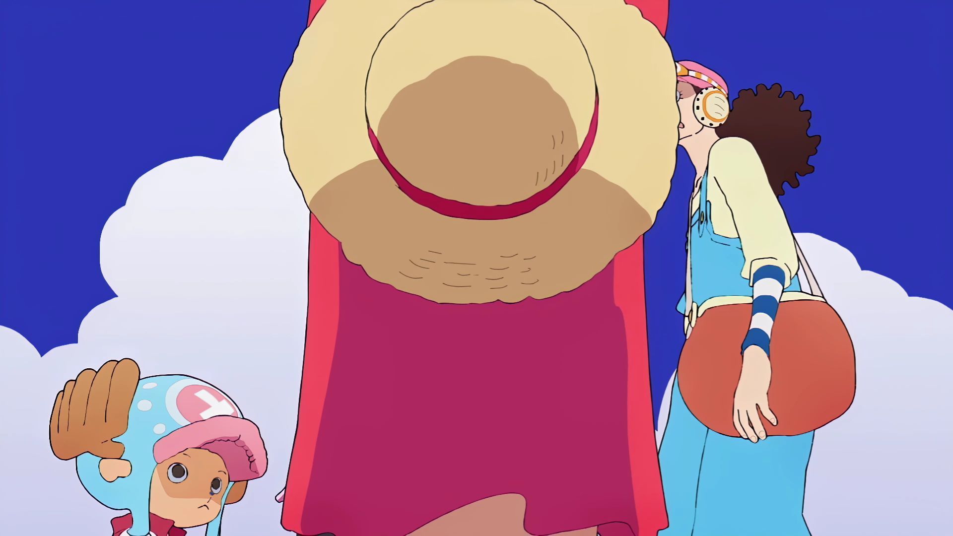 Luffy as seen at the end of the opening (Image via Toei Animation, One Piece)