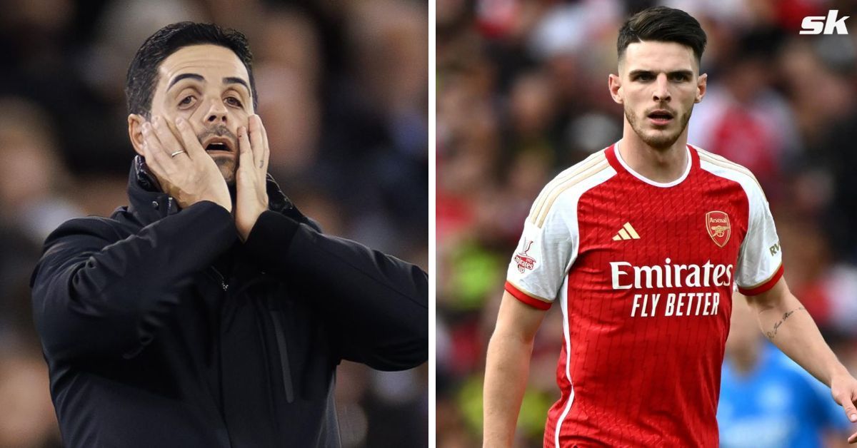 Mikel Arteta provided an injury update on Declan Rice 