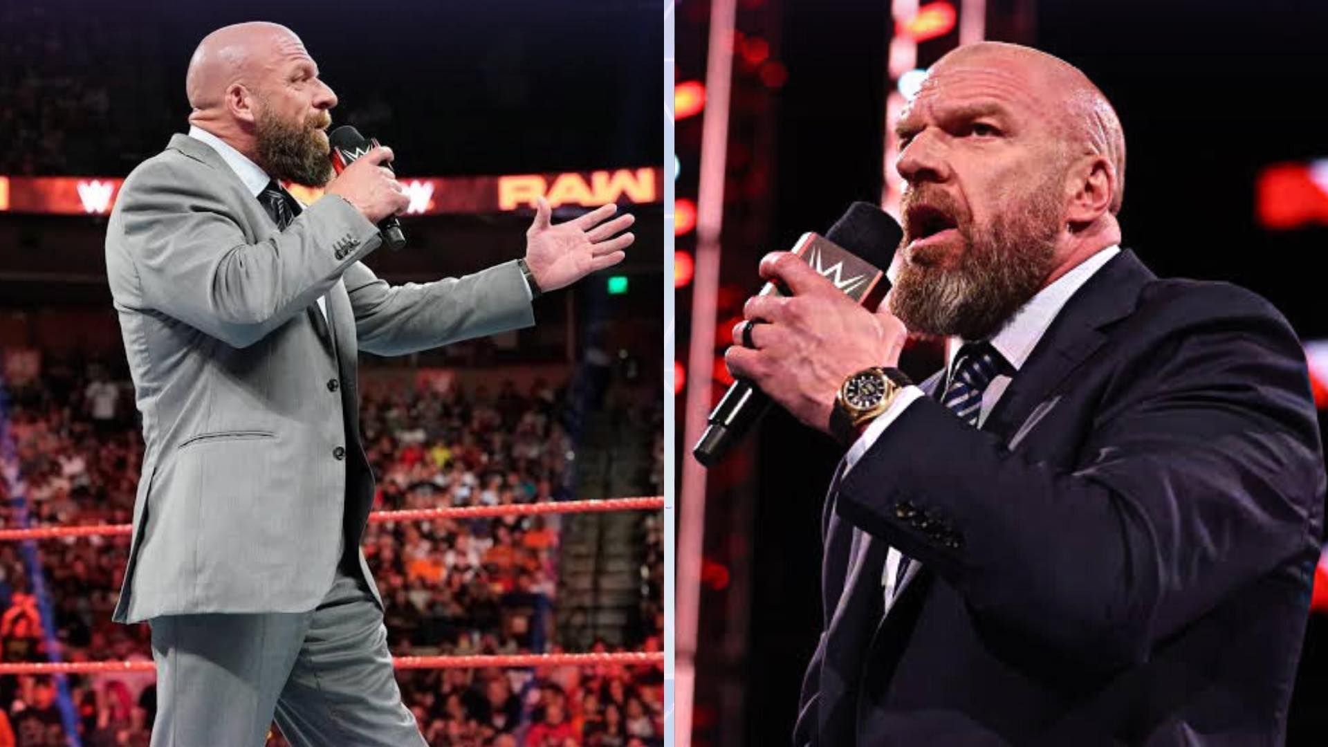 Triple H is the head of creative at WWE.