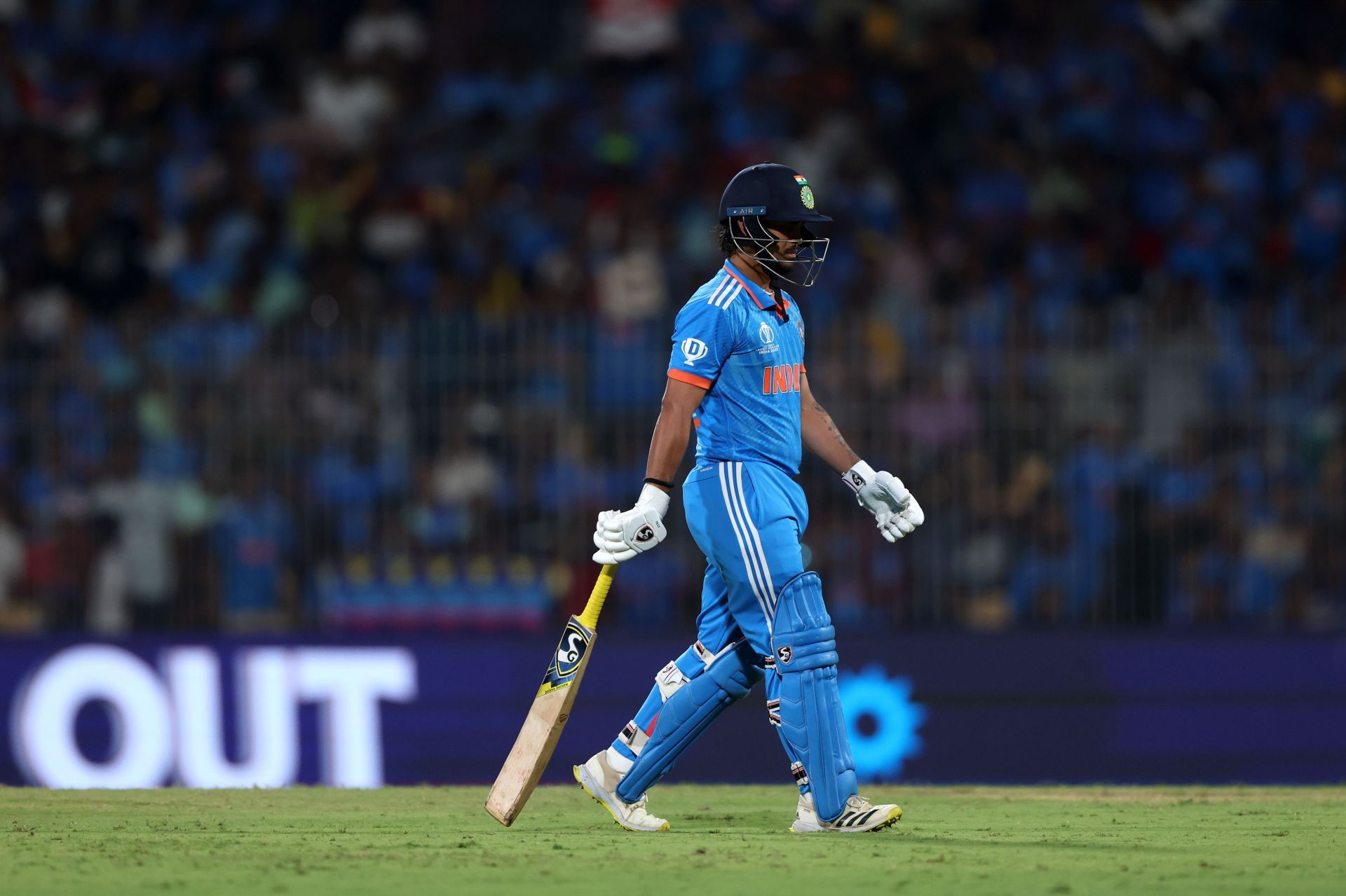 Ishan Kishan in action: India vs Australia - ICC Men&#039;s Cricket World Cup India 2023