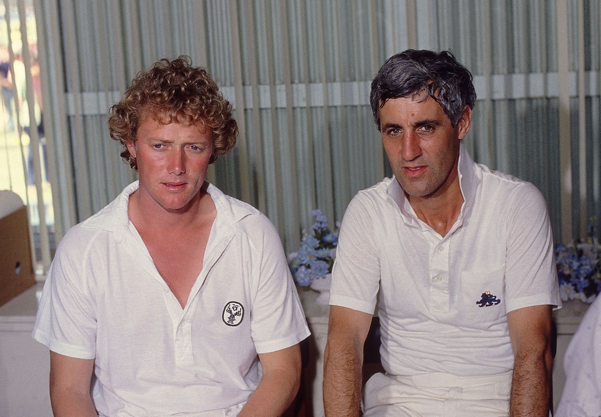 Kim Hughes (left) with Mike Brearley (Pic: Getty Images)