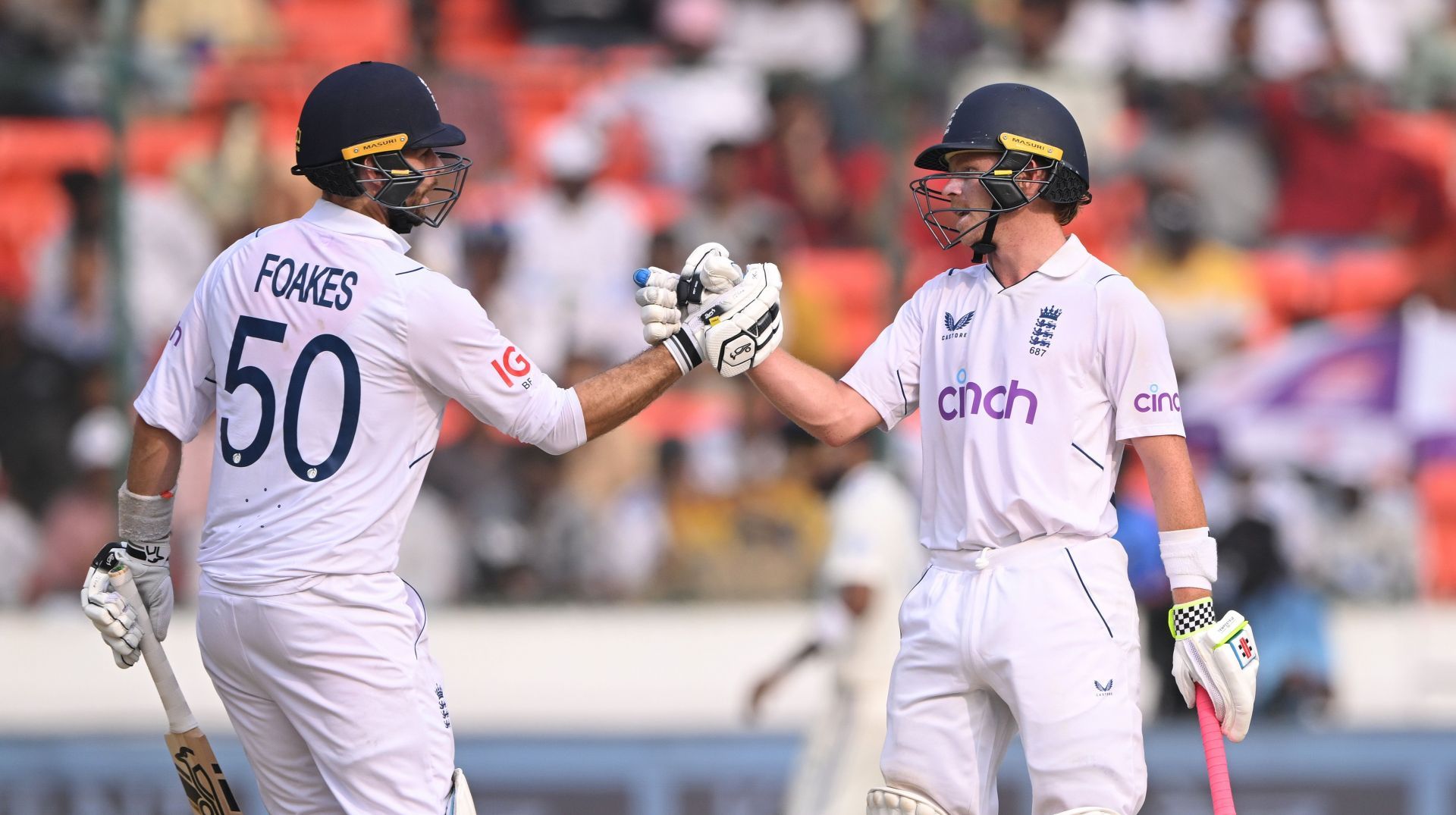 India v England - 1st Test Match: Day Three