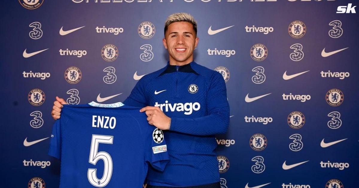 Chelsea midfielder Enzo Fernandez