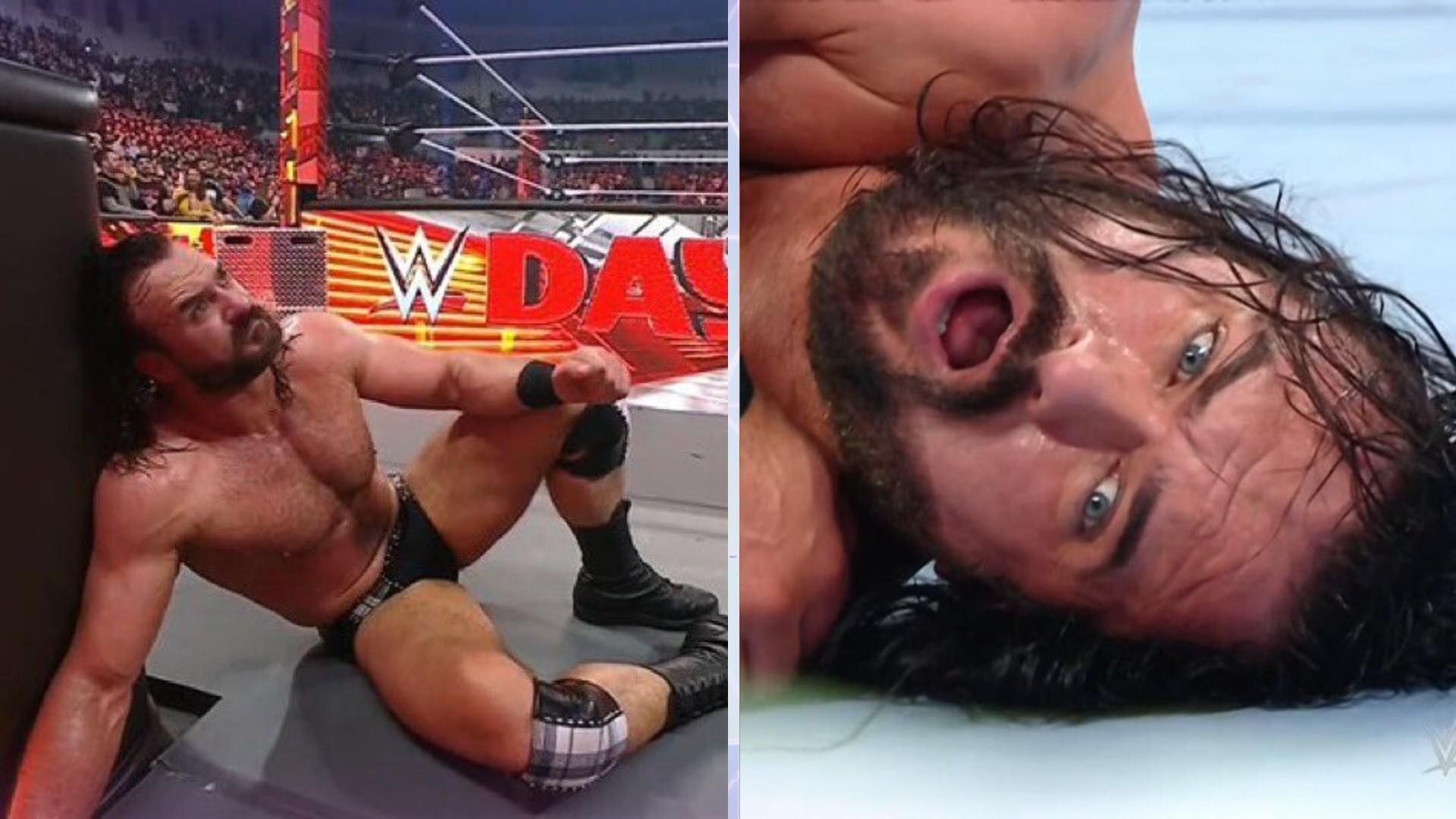 Drew McIntyre lost his title match on WWE RAW: Day 1.