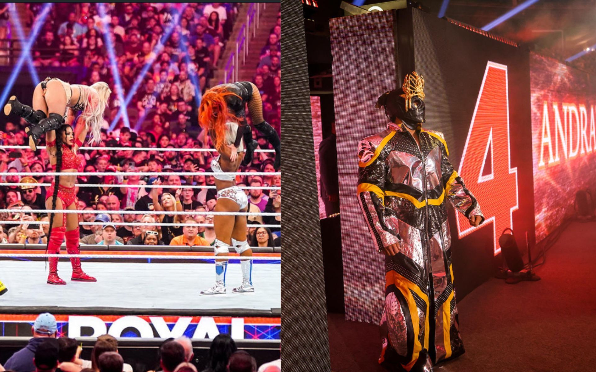 Scenes from the 2024 Royal Rumble (Image source: WWE)