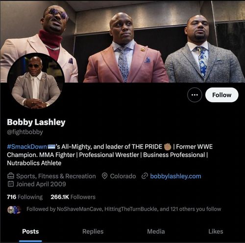 Lashley appears to have taken back the new name