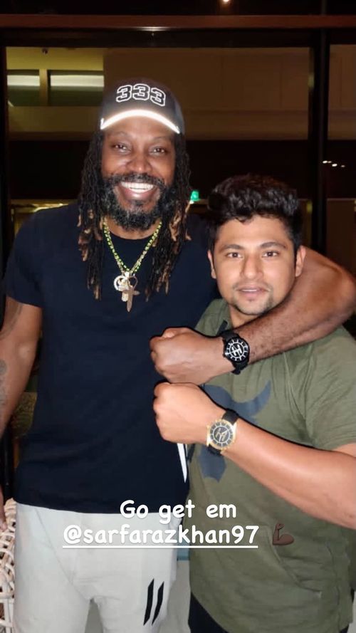 Chris Gayle's Instagram story.