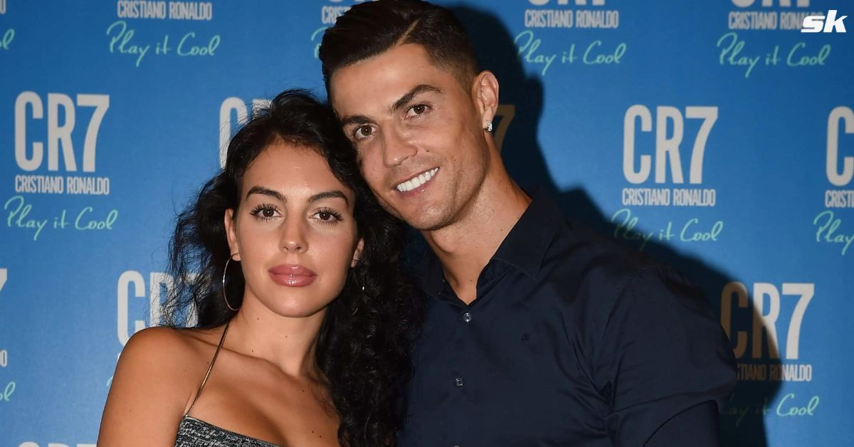 Georgina Rodriguez (left) and her partner Cristiano Ronaldo