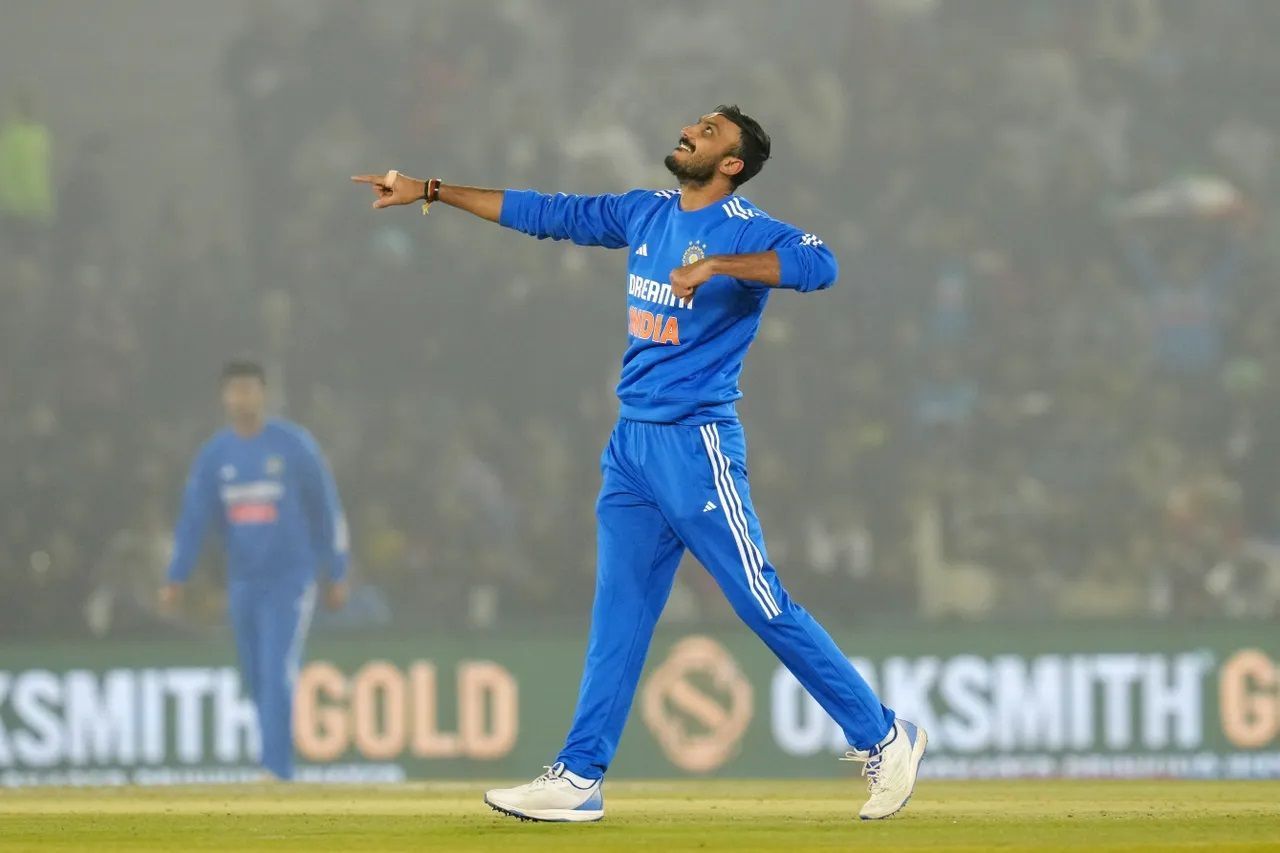 Axar Patel bowled an excellent spell in the first T20I against Afghanistan. [P/C: BCCI]