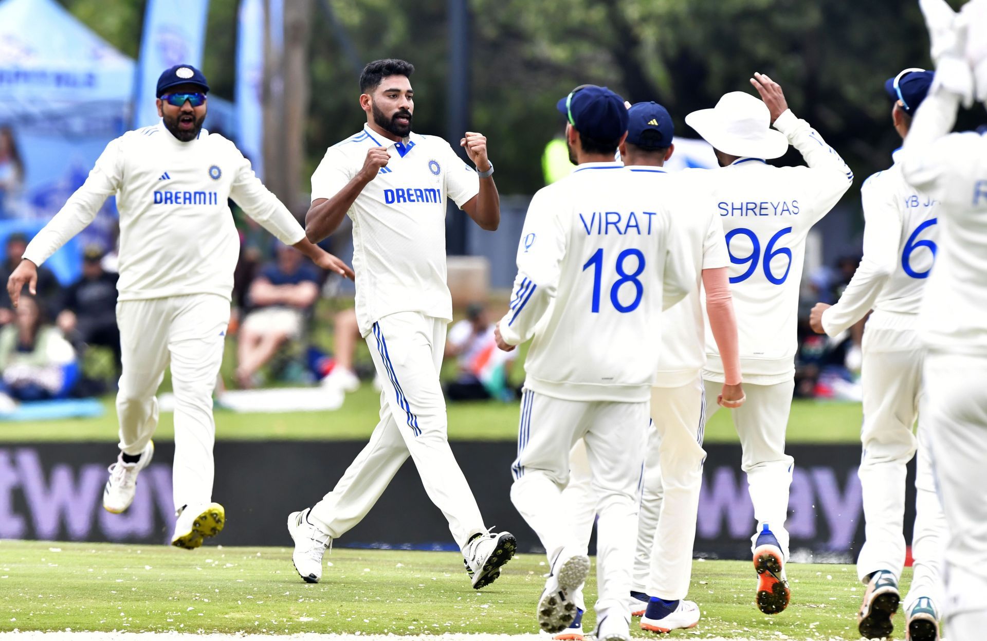 Mohammed Siraj during South Africa v India - 1st Test