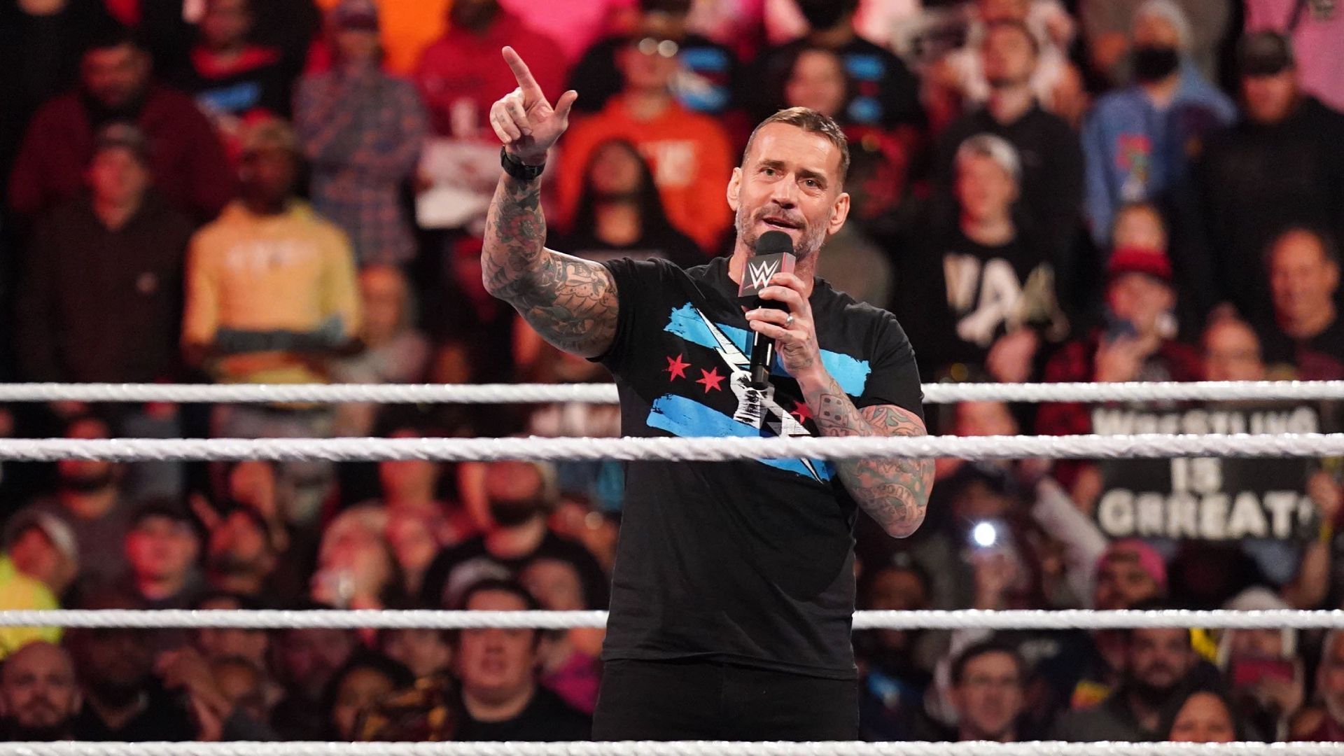 CM Punk on RAW.