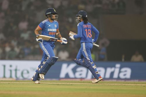 Shafali Verma and Smriti Mandhana's opening-wicket partnership ensured a comprehensive win for India. [P/C: Getty]