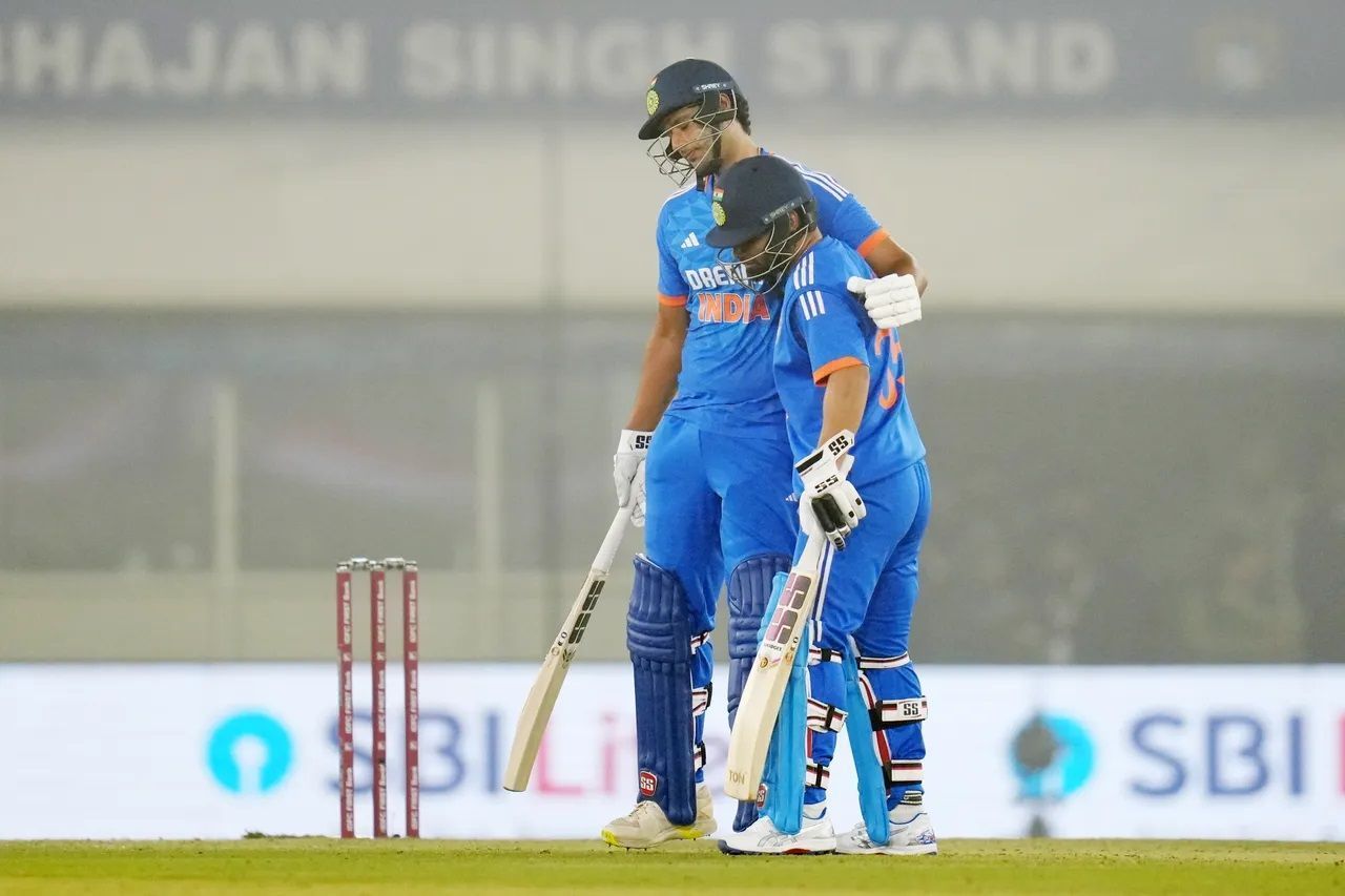 Shivam Dube and Rinku Singh strung together an unbroken 42-run fifth-wicket partnership. [P/C: BCCI]