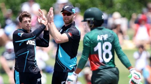 Mitchell Santner bagged four wickets against Bangladesh in the final T20I.