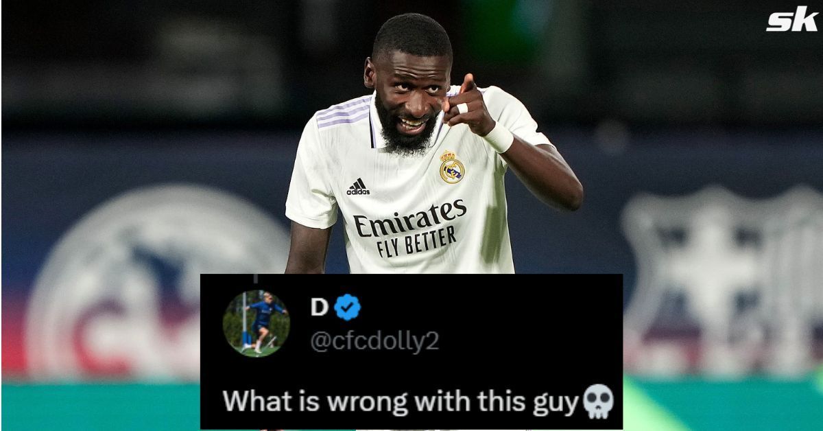 Antonio Rudiger hilariously gripped Alvaro Morata