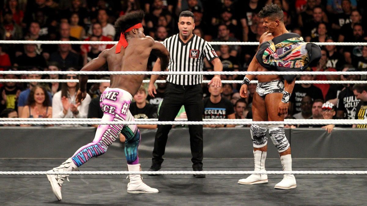 Velveteen Dream (left) and EC3 (right)