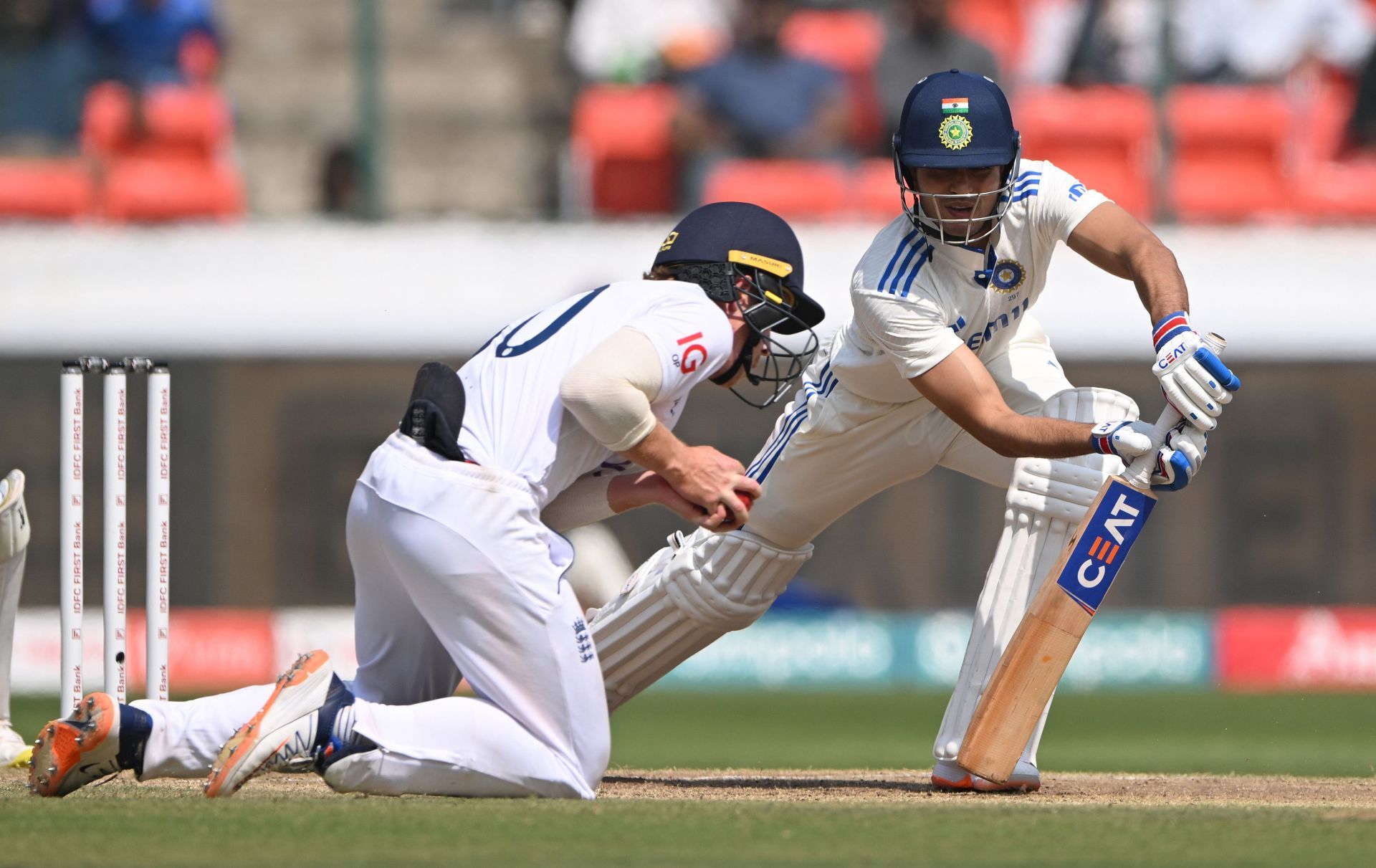 Shubman Gill gets dismissed for a duck: India v England - 1st Test Match: Day Four