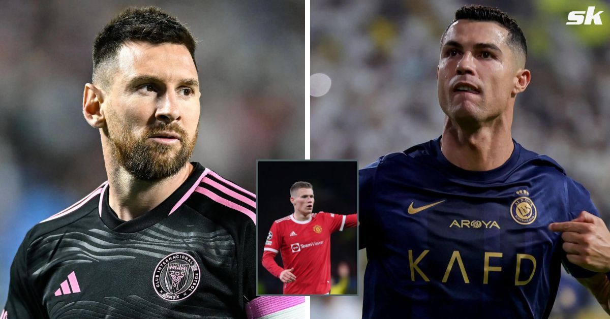 Cristiano Ronaldo and Lionel Messi in Scott McTominays dream player