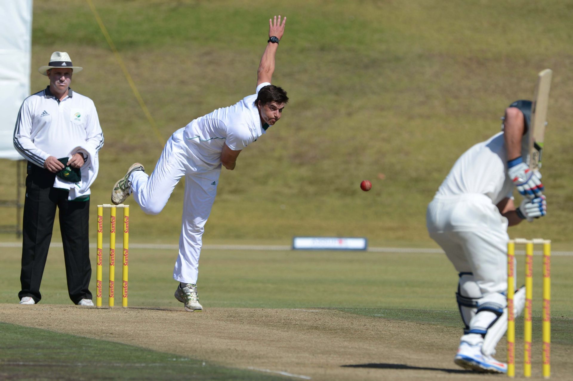 De Lange's brief South African career included a memorable debut.