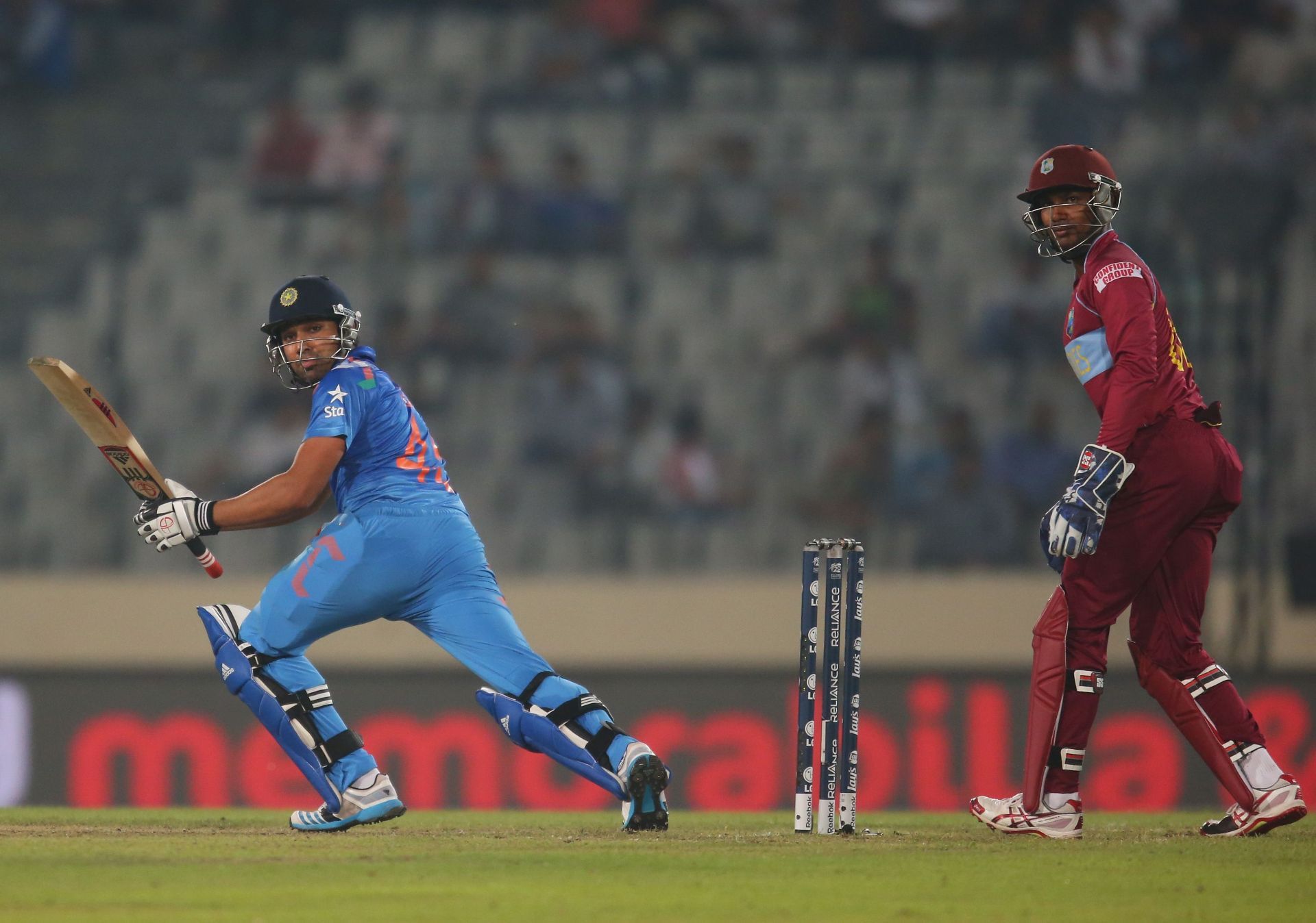 The Indian captain now holds the record for most T20I tons. (Pic: Getty Images)