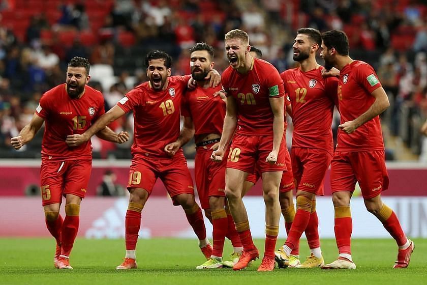 Syria and Myanmar drew 1-1 on Friday 