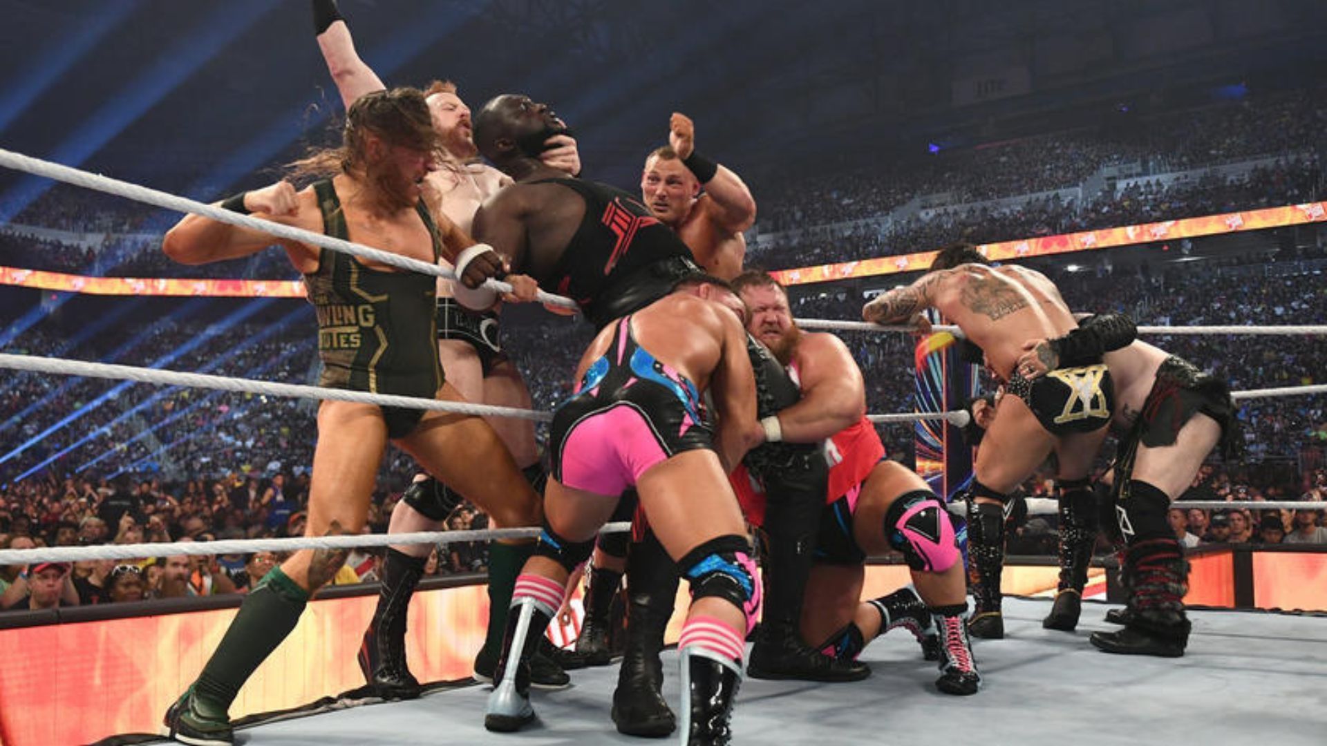 Omos came up short in the SummerSlam Battle Royal