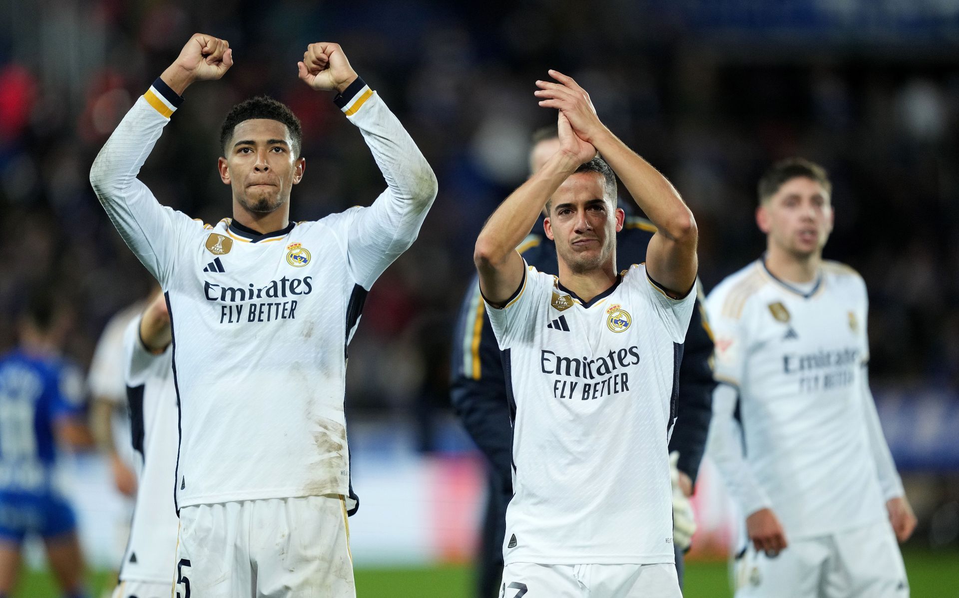 Jude Bellingham (left) has provided the goals for Real Madrid this season.