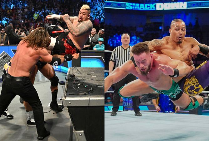 WWE SmackDown में फेमस Superstars के चोटिल होने के बाद चिंता में पड़े फैंस, Bloodline की हालत खराब होने के बाद आई ही जबरदस्त प्रतिक्रियाएं