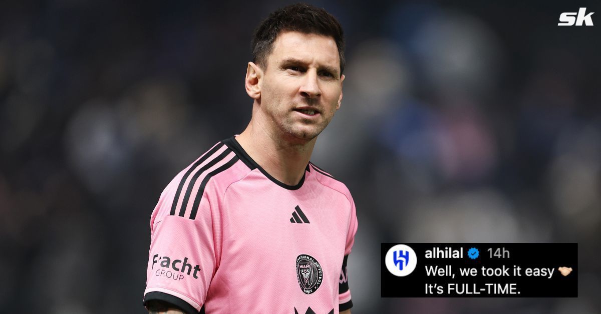 Al-Hilal appear to taunt Lionel Messi&rsquo;s Inter Miami with Instagram post celebrating 4-3 win in Riyadh Season Cup 