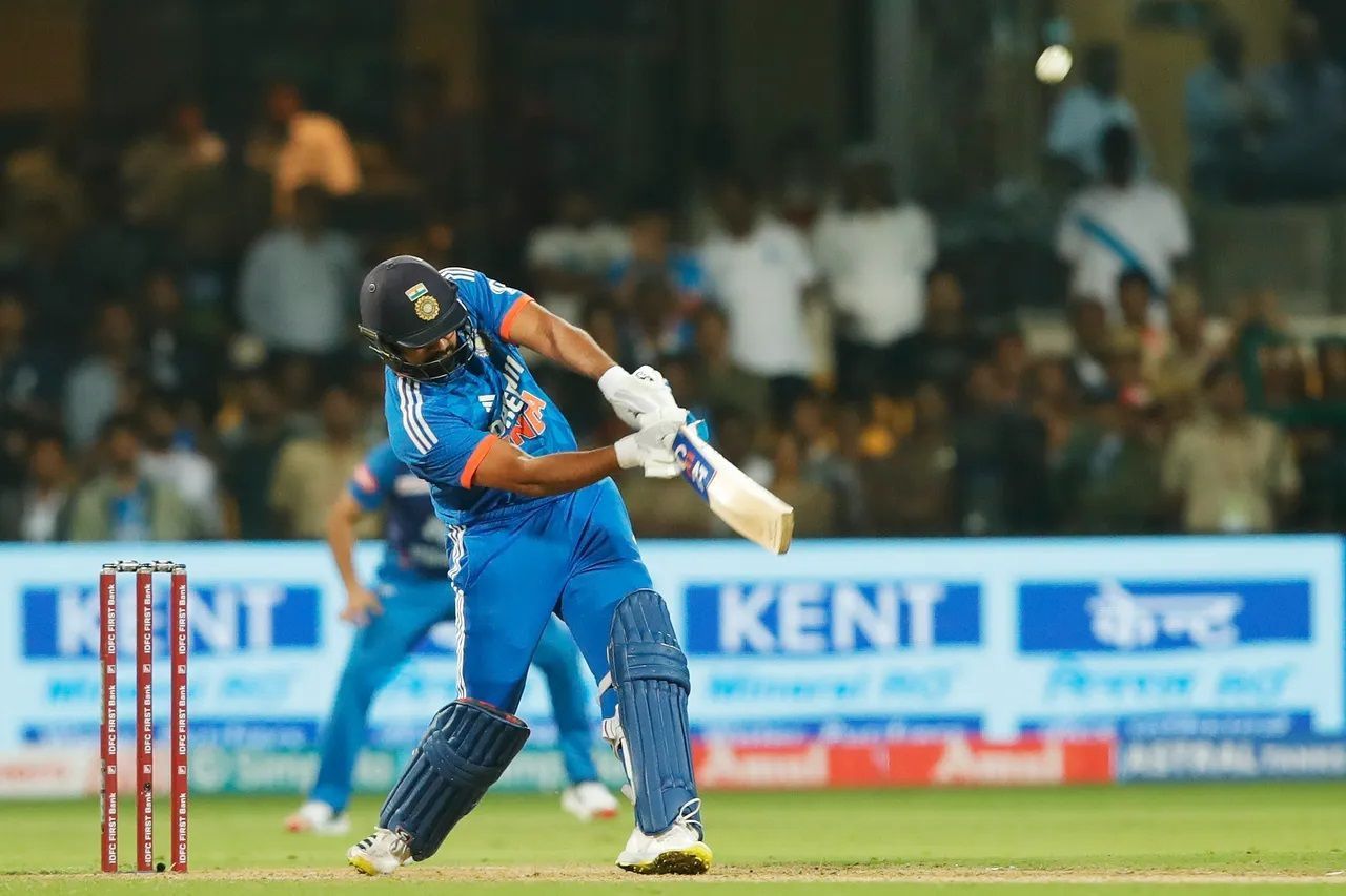 Rohit Sharma made telling contributions in the main game and both Super Overs. [P/C: BCCI]