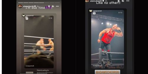 A screenshot of Braun Strowman's Instagram stories