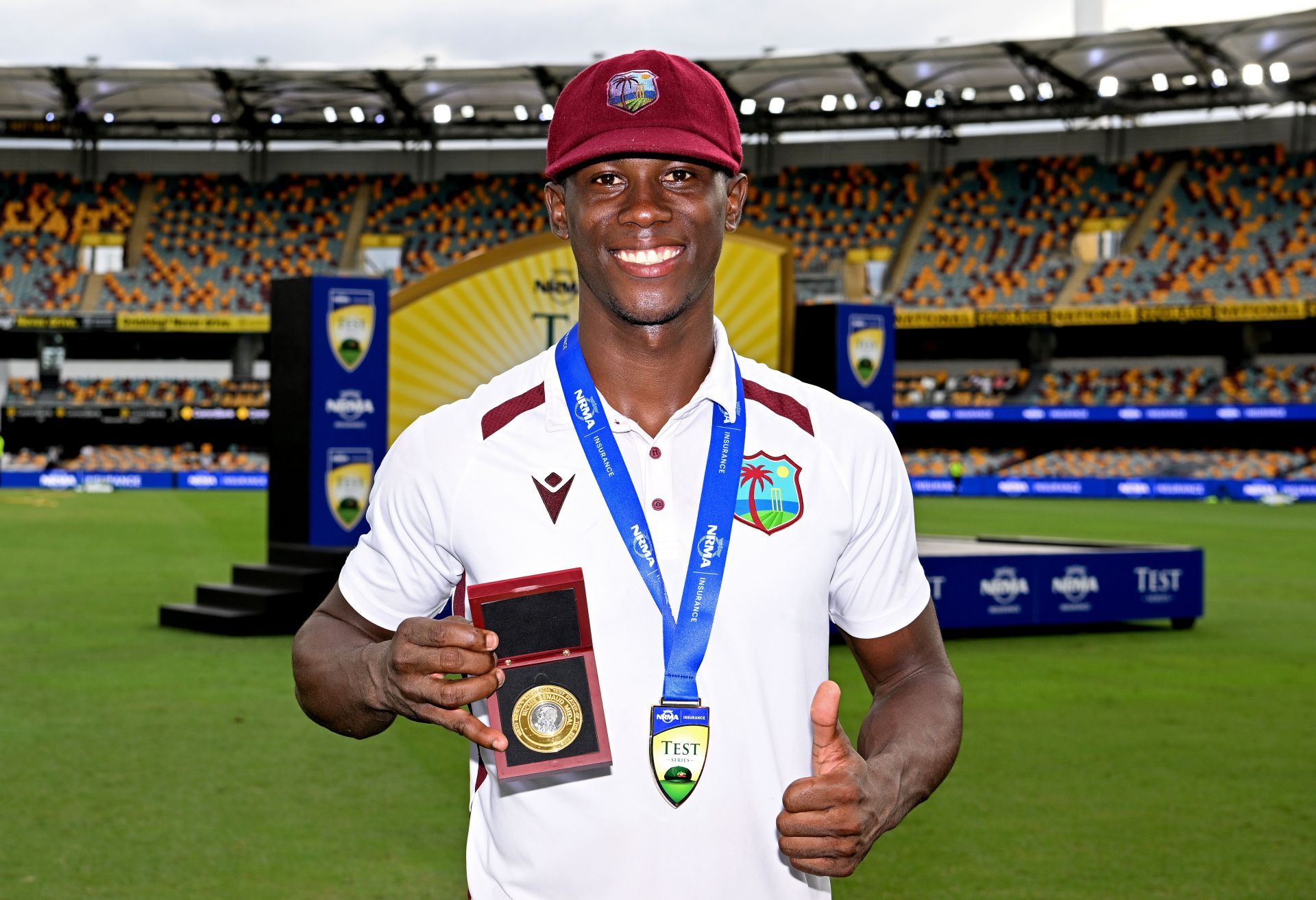 Shamar Joseph was the Player of the Match and the Player of the Series