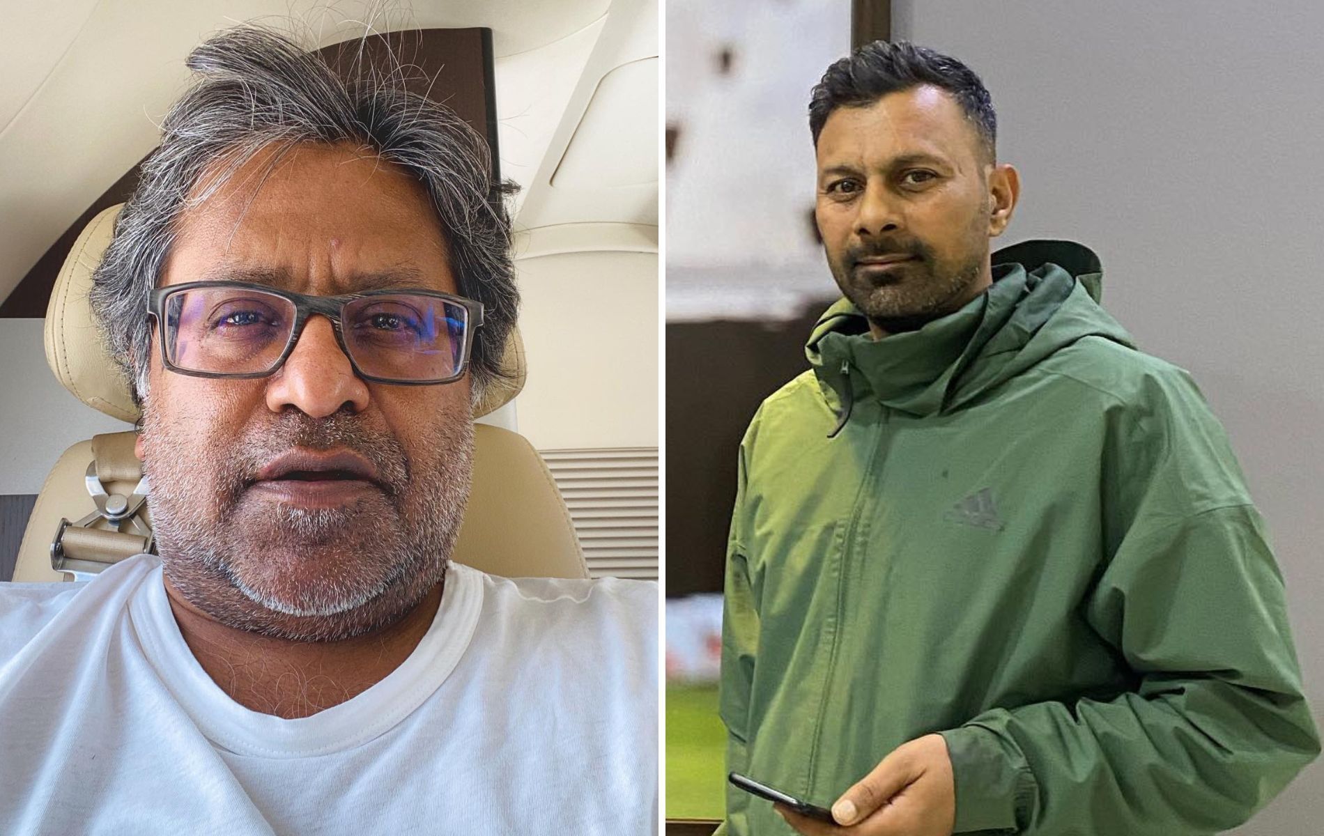 Lalit Modi (L) and Praveen Kumar (R). (Pics: Instagram)