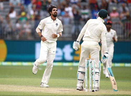 Ishant Sharma celebrates a wicket during India's tour Down Under back in 2018-19. (Pic: Getty)