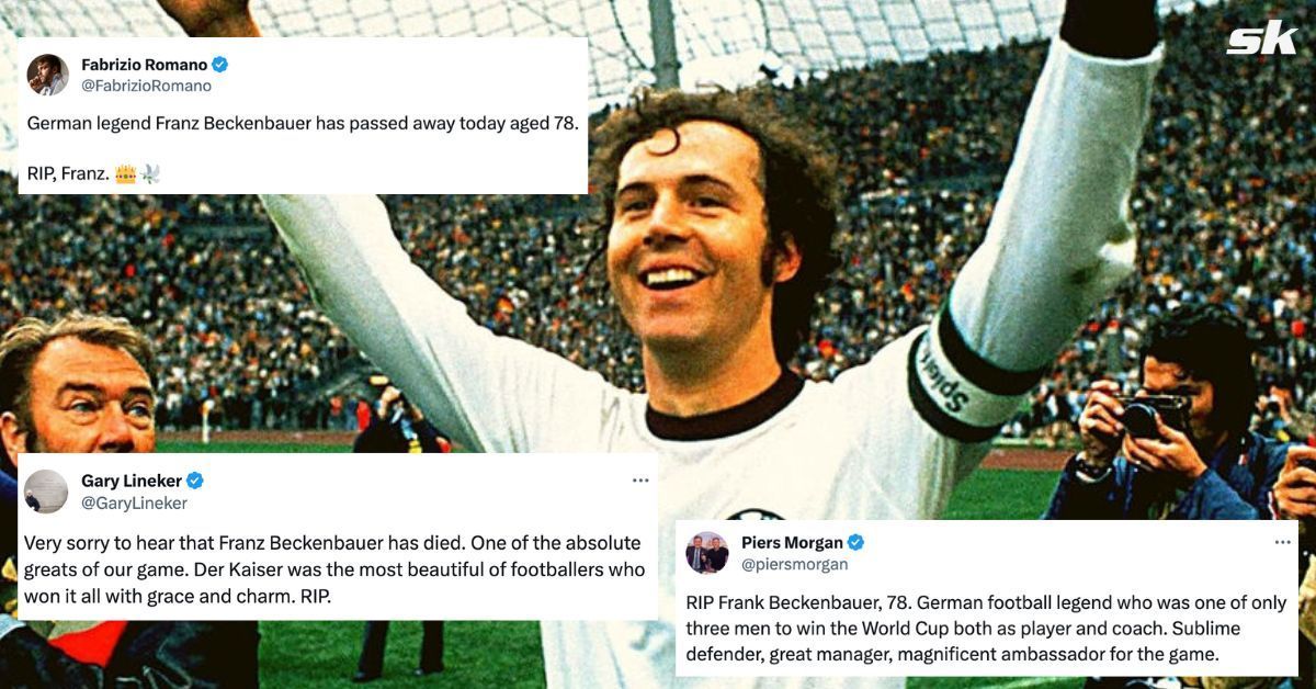 Germany and Bayern Munich legend Franz Beckenbauer is no more.