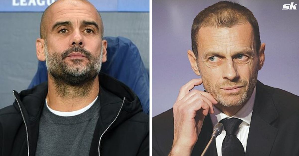 Pep Guardiola hits back at UEFA President