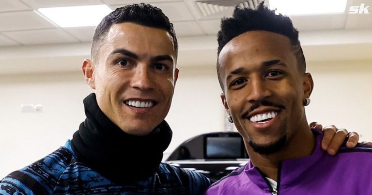 Cristiano Ronaldo and Eder Militao 