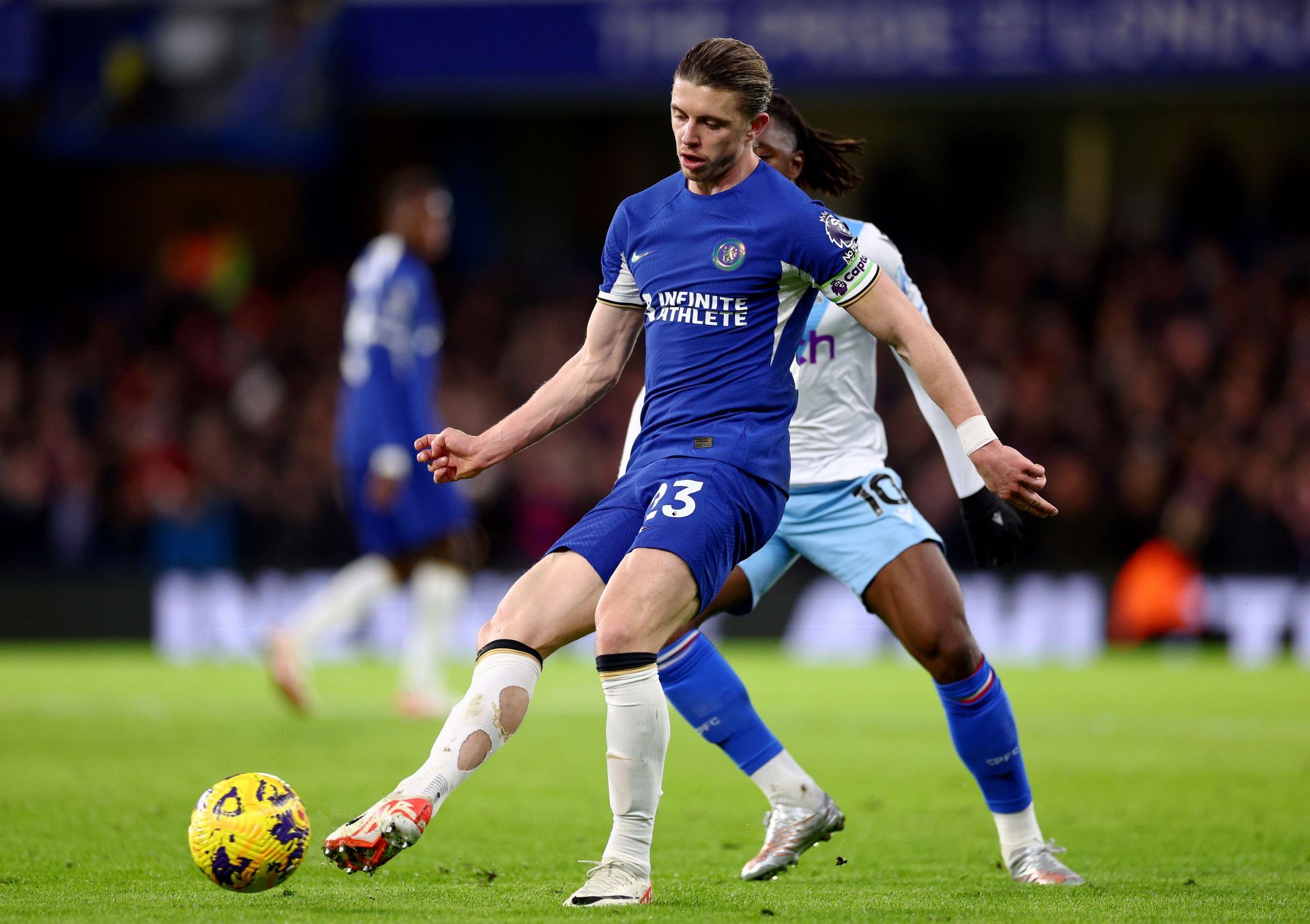 Conor Gallagher’s future at Stamford Bridge remains up in the air.